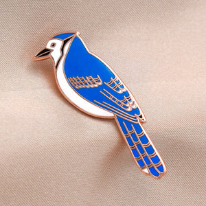 Blue Jay Enamel Pin